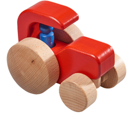[Art.Nr.2211] Wooden tractor, red, Nic toys