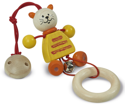 [Art.Nr.61115] Baby-Hängefigur Miezi, Glückskäfer by Nic toys