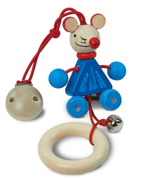 [Art.Nr.61114] Baby hanging figure Mausi, Glückskäfer by Nic toys