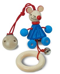 [Art.Nr.61114] Baby-Hängefigur Mausi, Glückskäfer by Nic toys