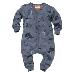 Combinaison beige pour bébé, bleu, PWO