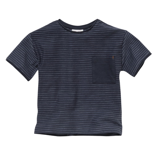 T-shirt à manches courtes, bleu, PWO