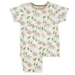 Short sleeve and shorts pajamas, Pigeon