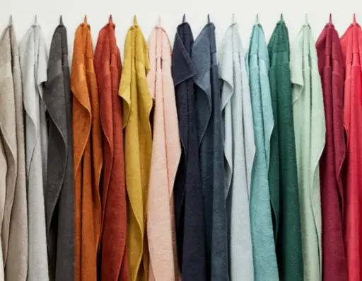 Organic terry shower towel, 70x140cm Cotonea