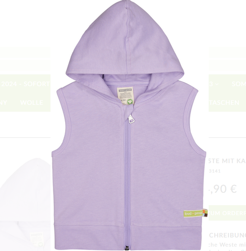 Sleeveless bodywarmer, Loud & Proud