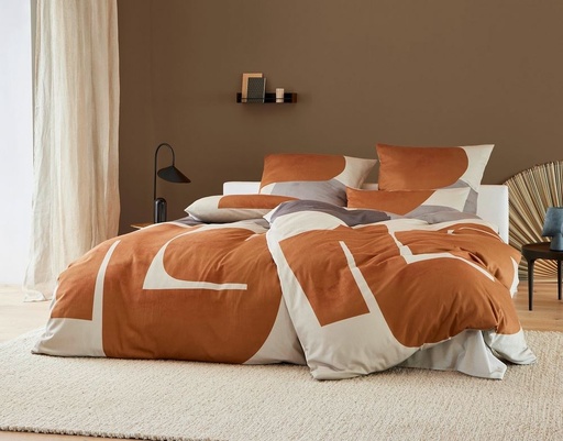 [CD4AR-G001-D0002] Satin bed linen ARICA 135x200+80x80, Cotonea