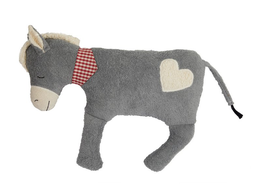 [75509] XL donkey with heart, toy and cuddly pillow, Efie