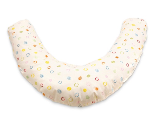[CSK1-E036180-D0092] Sateen nursing pillow, circles, Cotonea