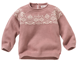 Gestrickte Pullover rosa 62/68, PWO (LNE)