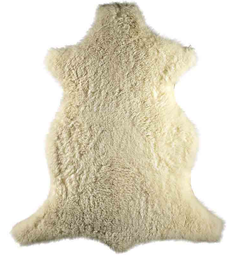 Long-haired, vegetable-tanned lamb fur