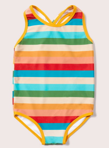 Recycled swimming costume "Rainbow" UPF 50+, LGR