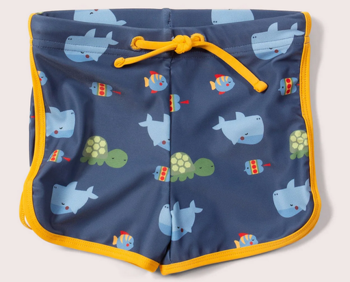 Recycled Swim Shorts "Sealife" UPF 50+,  LGR