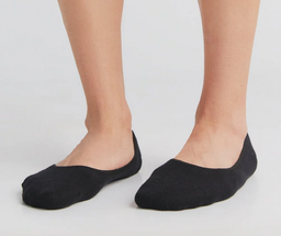Unisex Frottee Füßlinge - Schwarz, Albero-Natur