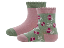 Baby Socken Blümchen 2er pack, Ewers
