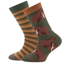 Kinder Socken Mammut 2er pack, Ewers