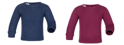 Baby-Pullover Wolle/Seide, Engel