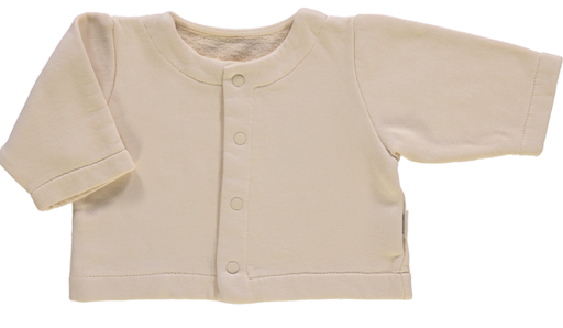 Cardigan Camomille Samt, Poudre Organic