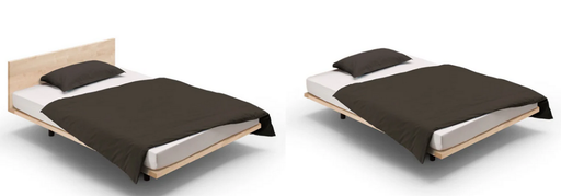 Massivholzbett SWING mit Lattenrost, Holzmanufaktur