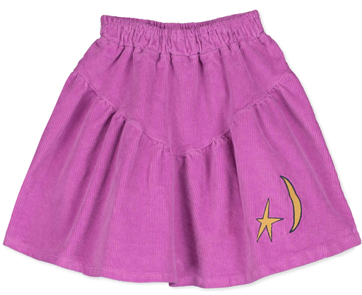 Jupe en velours côtelé "Moon & Star" Lötiekids