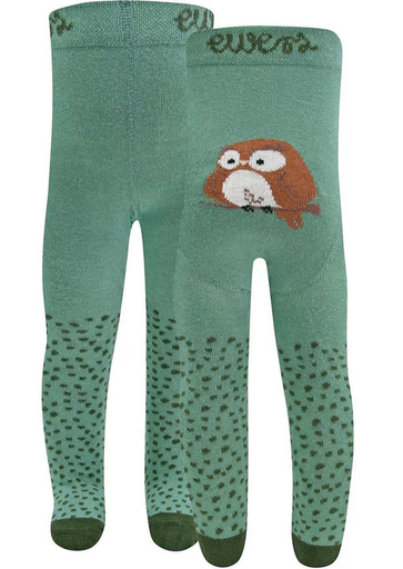 Baby tights owl cotton 98%/EL2%, Ewers