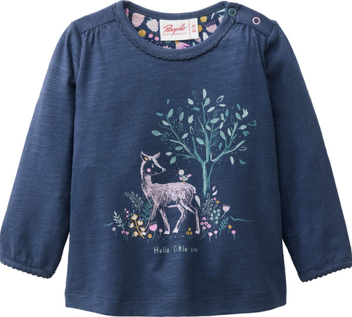 T-shirt bébé manches longues "Cerf", PWO