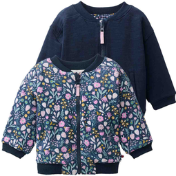 Baby Wendbare Sweat-Jacke "Herbstblüten", PWO