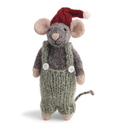 Graue Maus mit grüner Hose, Gry und Sir