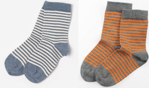 Striped socks cotton, Grödo