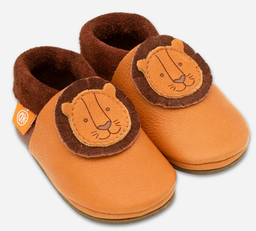 Barefoot Shoes Slipper Amigo Lion, Orangenkinder