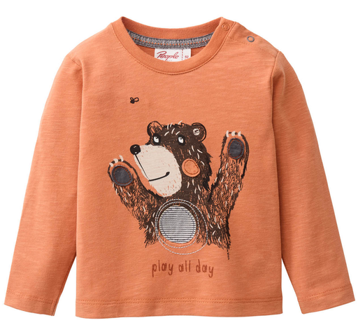T-shirt bébé à manches longues « Ours », PWO