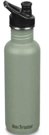 [Art.Nr.1010124] Gourde en acier inoxydable Classic 800ml "sea spray" Sport Cap, Klean Kanteen