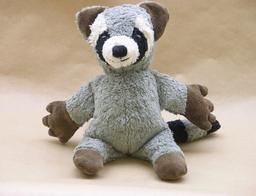 [3509] Kuscheltier Waschbär ca. 30 cm 100% Baumwolle 