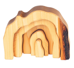 [523322] Höhlen-Set, 5 teilig, natur , nic toys