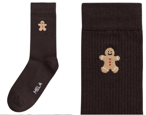 Rippsocken Stickerei, Mela