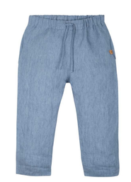 Leinenhose mit Gummibund und Taschen, Pure Pure