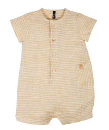 Baby-Jumper aus Leinen, Knöpfe hinten und vorn, Tasche seitlich, Pure Pure