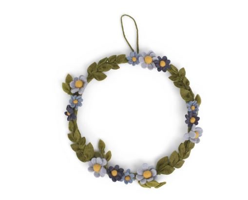 [10044] Anemone Kranz, blau, GRY & SIF 