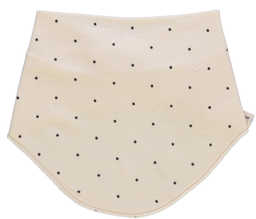 [Art.Nr.TD251BN0040-Asperule-Cream] Bandana-Lätzchen Asperule Points Cream, Poudre Organic