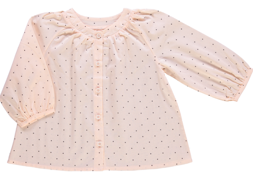 Bluse Pecan Points Bellini, Poudre Organic