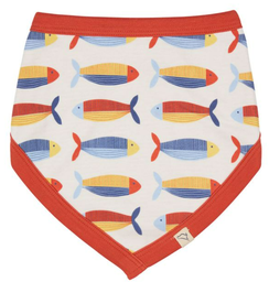 [Art.Nr.24BIBASA-sardines] Bib triangular, Pigeon organics