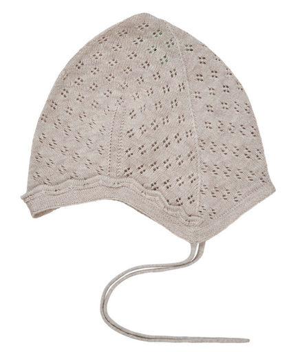 Bonnet bébé en pointelle, FUB