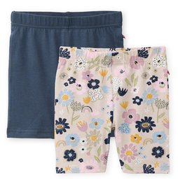 2er Pack Radlerhosen "Blumen/Dunkelblau", PWO
