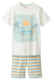Pyjama-Set, kurz, 'Meer', PWO