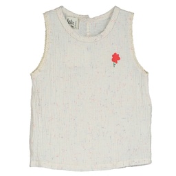 Gewebtes Baumwoll Top "Poppy Embroidery“, LötieKids