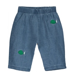 Leichte Denim-Baby-Hose "FISHES EMBROIDERY“, LötieKids