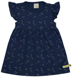[Art.Nr.6091-ultramarine-86/92] Baby Kleid Jersey, Loud+Proud