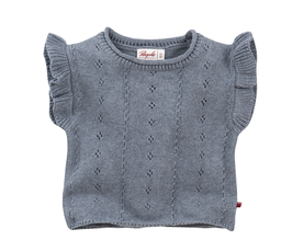 Baby StrickPollunder grau 62/68, PWO (LNAR)