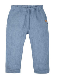 Baby Hose Leinen blau 92, Pure Pure (LNAR)