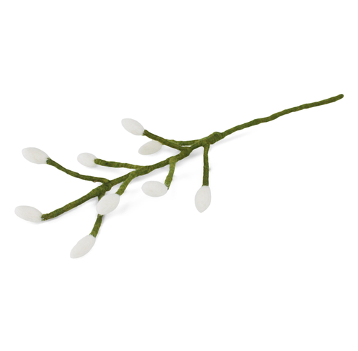 [10423] Branch w/long white bells, GRY & SIF 