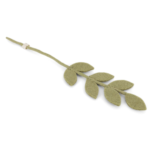 [10935] leaf branch mint green, GRY & SIF  